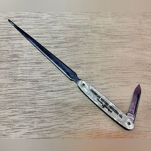 Vintage Advertising Letter Opener American Record Pressing Co. LIPIC U.S.A Knife